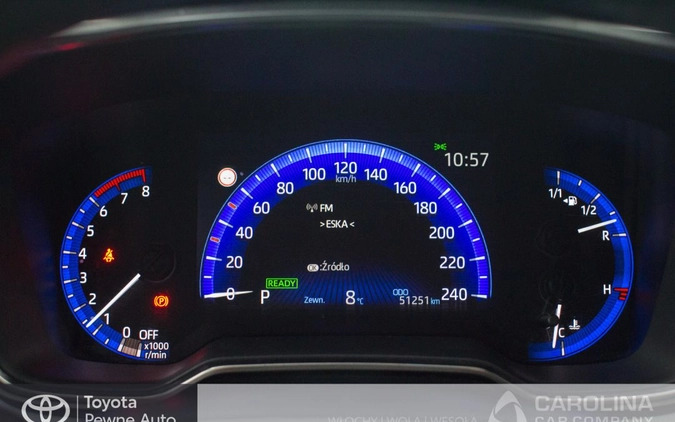 Toyota Corolla cena 109999 przebieg: 51255, rok produkcji 2019 z Czarna Woda małe 79